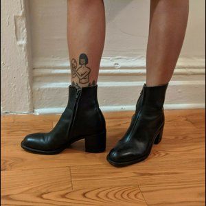 FREELANCE Vintage Leather Ankle Booties